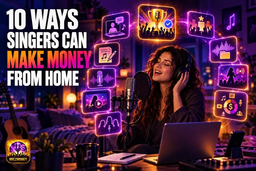 10 Ways Singers Can Make Money From Home!